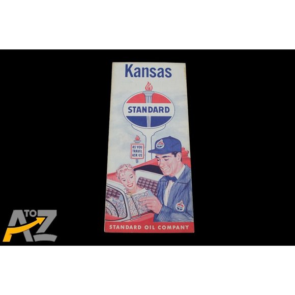 Standard Oil Company Other Vintage Standard Oil Company Kansas Road